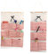 Hoshisea 2 Stück Hängende Aufbewahrungstasche, Hängende Tasche Wand, Tür Hängeorganizer Wand, Wandtaschen für Schlafzimmer, Büros, Bäder (Rosa)