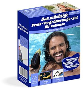 PimpMyPresent Das mächtige Penis-Vergrößerungsset für Zuhause, die lustige Scherz-Geschenkverpackung, Prank-Box für Dein richtiges Geschenk. Jetzt mit Automatik-Boden.