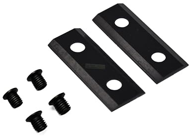 Lot de 2 lames réversibles compatibles avec les broyeurs Parkside 2400 2500, Swing 1200 1600 / LE0L02 SK5