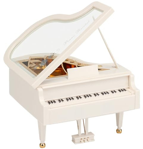 YUSSEQDD Exquisite Craft Piano Music Boxes Schlagfeste und Nicht verformende Home Decor Wohnzimmer ABS Piano Model Music Boxes