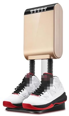 Secador Height Adjustable Boot Dryer for Work Boots Electric Shoe Dryer w/2 Extendable Hoses Portable Glove Dryer & Boot Warmer Fast Heating and Drying Sweaty Shoes