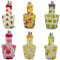 Vogelwindel 6pcs waschbarer Papagei Windel wiederverwendbares Vogelkleidung Weiche Papagei Windel niedlich