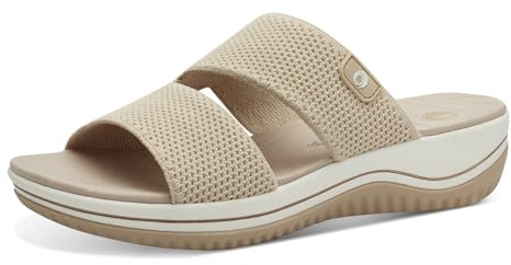 Jana Coshy Original – Die Hallux-freundliche Pantolette 8-27270-43 beige H-Weite