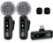 Dual Wireless Lavalier Microphone for Camera/iPhone/Android Phone/Laptop/Computer, Professional Plug-and-Play Lapel Mic for Video Recording, Interview, Vlogging - Wireless DJI Mic Solution