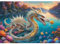 TWYYDP 520 Teile Puzzle,Der Kiel Am Fluss Puzzle,Puzzle für Erwachsene und Kinder ab 14 Jahren