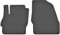 Maßgefertigte Auto Gummimatten, kompatibel mit Ford Focus MK2 von 2004 bis 2011-2 teilige Gummifußmatten Set, Geruchlos & Abriebfest, Hochwertige Fußmatte Auto Accessoires