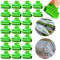 Wopanxye Lot de 24 arceaux de jardin de 19 mm pour filets, clips de tube en PVC pour poteaux de 18 à 20 mm, clips de fixation antidérapants pour tube de filet de jardin, clips de fixation pour tunnel,