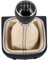 Schaltknauf + Schaltsack Set 6 Gang passend für VW Golf 5 + 6, 2003-2016, Plug & Play, Auto Schalthebel Schaltmanschette, mit Rahmen, schwarz - beige