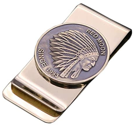 Geldklammern Metall Geldklammer Messing Geldklammer, Indianer Avatar Geldklammer, Geschenk Geldklammer, Sohn Ehemann Opa Geldklammer