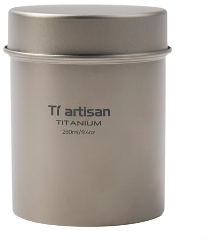 Contenitore per alimenti resistente all'umidità da 280 ml, ideale per foglie di tè sfuse e organizzazione della cucina