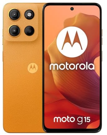 Motorola Moto G15 6.72 8/256GB 5200mAh Android 15 Naranja Libre