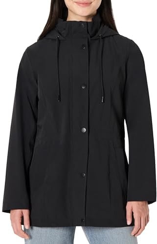 Amazon Essentials Women's Regular-Fit Packable Lightweight Waterproof Rain Coat