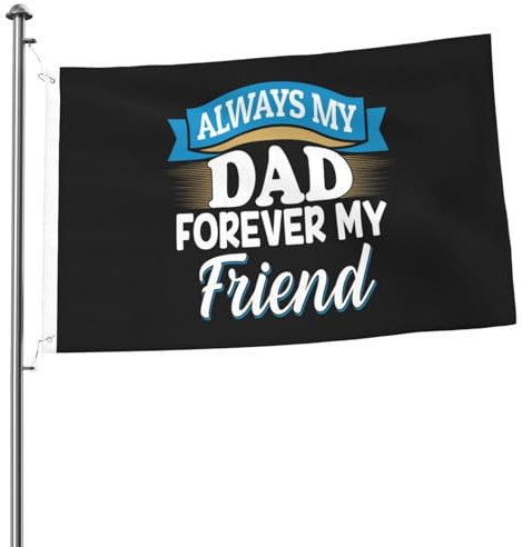 Handschriftliche Ausgabe Zum Vatertag Flagge Mit Tülle Fahne Lustige Farbflagge Für Bauernhof Balkon Innen 90X150 Cm