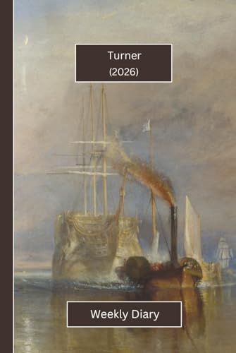Turner Weekly Diary 2026 (Hardcover): A gorgeous Week View Planner (spread across 2 pages). It's an ideally sized (6x9) artists journal in a large ... pages. Great gift for friends and family.