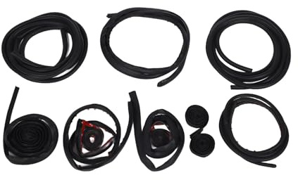 Cerlyiont Car Weather Seal Strips Soundproofing Rubber Wind Noise Reduction Y Front Rear Trunk Door