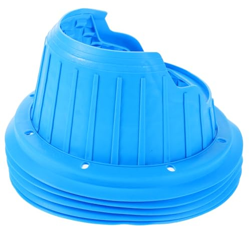 NUOBESTY 6.5 Inch Silicone Speaker Cover Waterproof Protection Baffle | Car Audio Systems, Blue Finish, Easy Installation, Speaker Ring Spacer and Speaker Ring