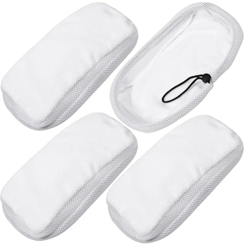 StarRing 2/4/6 PCS Steam Cleaner Mop Cloths For Morphy Richards For Steam Cleaners 720020,720021,720502, Washable Reusable Microfiber Pads Replacement kit, Efficient Cleaning Accessories (4 PCS)