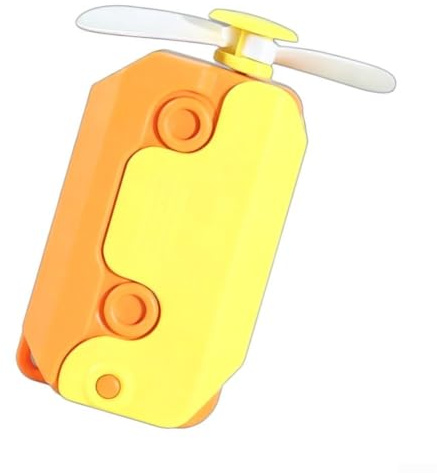 Ventilador de mano, ventilador de juguete de refrigeración para niños, diseño de rábano, recargable por USB, silencioso, amarillo, verde, rosa, opcional, ventilador compacto para oficina, viajes, uso