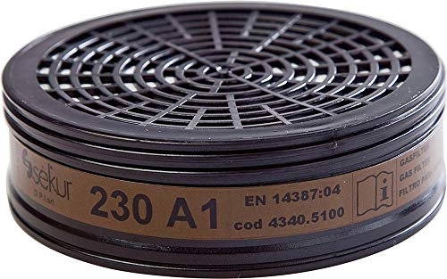 KAYSER GmbH Gasfilter 230 A1 f.Vollmaske f.Gase u.Dämpfe Btl. 2St./VE