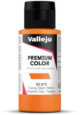 Pintura Vallejo Premium Color 60 ml, color Candy Dark Yellow
