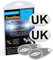 Netagon Eurolites Headlamp Beam Deflectors Adaptors Converters Magnetic UK Plate for Driving in Europe - Requirement for Cars Travelling in EU (Eurolites Beam Deflectors with 2 Magnetic UK Plates)