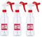 Autoglym Pump Spray Bottle with 4 Finger Trigger for Car Detergent and Cleaning Fluids in Pack of 3