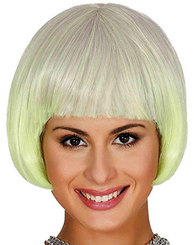 FIESTAS GUIRCA GUI4002 - Extra Lange gelbe Perücke (Box Container)