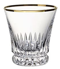 Villeroy und Boch Grand Royal Gold Wasserglas, 290 ml, Kristallglas, Klar