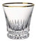 Villeroy & Boch - Lot de Verres à Eau avec Bord Doré Grand Royal Gold, Verres à Eau de 200 ml, Verre Cristallin, Transparent