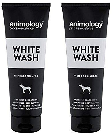 Animology White Wash Dog Shampoo, Twin Pack, 250ml