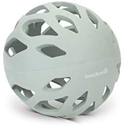 Beeztees Puppy Rubber Play Ball Green 14cm
