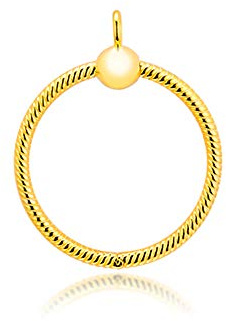 PANDOCCI 2019 Herbst Rose momente kleine o anhänger 925 Silber DIY passt für original Pandora armbänder Charme modeschmuck (Yellow Gold)