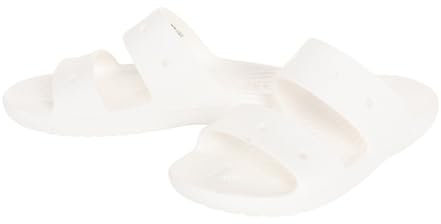 Crocs Unisex Adulto Classic Crocs Sandal Sandalia, White, 42/43 EU