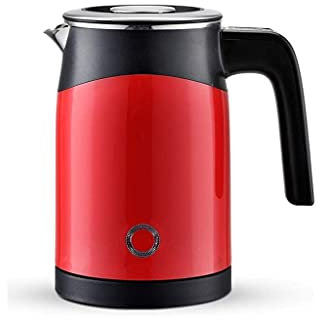 MU Bollitore Elettrico in Acciaio Inox, Fast Boxe Bollitore, Controllo Della Temperatura, Bollitore D'Acqua Di Viaio,Rosso