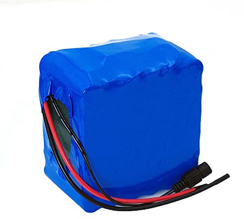 FREEDOH 12V 30Ah 3S12P Lithium Battery Pack High Power Lithium-ion Battery Waterproof Pvc Battery Pack Customizable Battery for a Solar Lamp Street Light Sightseeing Car, Etc.