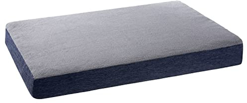 PETSTUFF Orthopädisches Hundebett Bezug abnehmbar waschbar Farb- und Größenwahl, blau, L