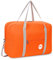 Handgepäck Tasche für Flugzeug Reisetasche Klein Faltbare Handgepäck Koffer 55x40x20cm / 45x36x20cm Sporttasche Krankenhaustasche Weekendertasche von WANDF (B - Orange mit Schultergurt)