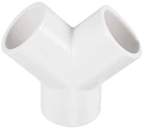 PATIKIL 1 PVC Tubo Raccordi, 1pz 3 Vie Y Forma Acqua Tubi Giunto Connettori Adattatori Union per Giardino Irrigazione Casa Acquario