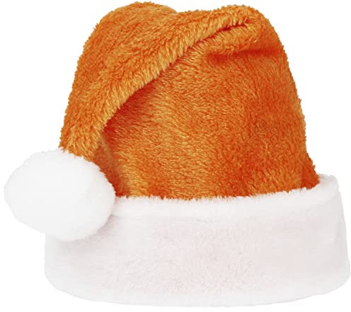 Folat 31084 Weihnachtsmütze Orange Fußball Weltmeisterschaft