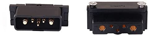 ZLiT Für Hailong Ebike Batterieentladungsanschluss, 4-polig, 5-polig, männlich, weiblich, Batterie-Power-Box, Entladungsstecker für Hailong Pro Akku-Stecker-Teil (Hailong 5p)