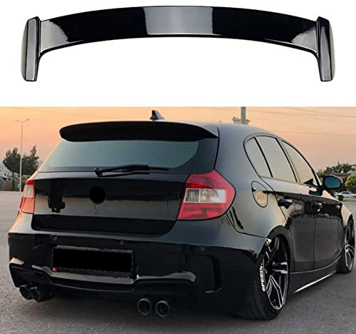 FWNT Auto Spoiler für 1er E81 E87 118i 120i 2005-2011,Gloss Black Rear Wing Spoiler,Auto Dekoration Zubehör