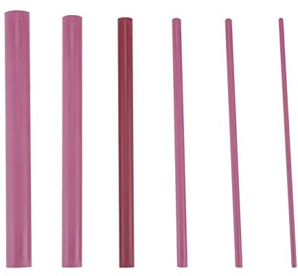 Keramische Schärf Stange, Öl-Stein-Schärfer-Honen-Stein-Werkzeug-Set 6 PCS 3000 Grits Rubin-Polieren