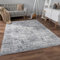 Paco Home Teppich Wohnzimmer Schlafzimmer Kurzflor rutschfest Weich Vintage Orientalisch Mandala Modern Bordüre Ornament, Grösse:60x100 cm, Farbe:Grau
