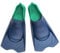 Zoggs Short Blade Eco Fins Flossen für Erwachsene, Uni, Blau/Aqua (Mehrfarbig), Größe 45-46