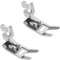 ECSiNG pièces Pied-de-biche pour Machine à Coudre Adaptateur de Support de Pied-de-biche à Tige Basse 176886 446014-4 446371-000 Compatible avec Machine à Coudre à Tige Basse Singer
