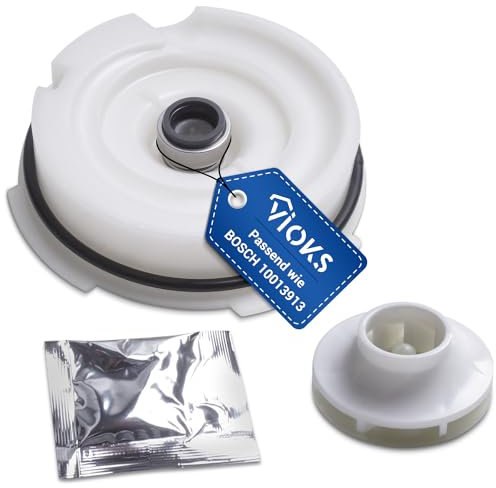VIOKS Kit de joints de rechange pour Bosch Siеmens 10013913 419027 00419027 – Partie inférieure du boîtier avec joint d'étanchéité aile Joint torique pour pompe de circulation lave-vaisselle
