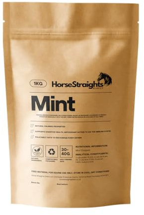 Mint for Horses Palatability Digestive Soothing & Stress Comfort Support 1KG HSD Horse Straights Direct