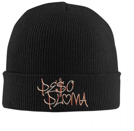 EIILHUED Vintage Peso Pluma Logo Strick Hut Mütze Herbst Hüte Warme Mode Mütze Männer Frauen Geschenk