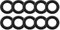 Wjelet 10PCS Pressure Washer O-Rings Rubber Assorted Washer Seals Rubber Seals Gaskets for Karcher K2 K3 K4 K5 K7 K4 Eco K7 Eco 9mm OD x 5mm ID