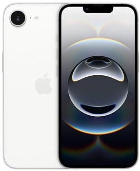 Apple iPhone 16e 256GB: Built for Apple Intelligence, A18 Chip, Supersized Battery Life, 48MP Fusion Camera, 6.1-inch Super Retina XDR Display; White